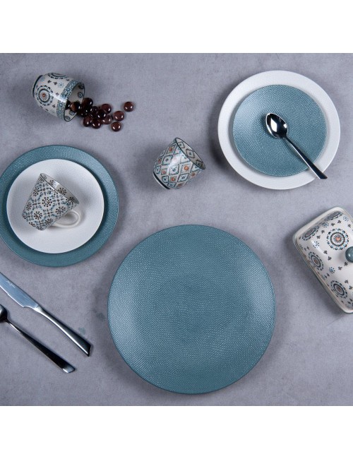 Assiette Dessert Vesuvio Bleu 21 Cm