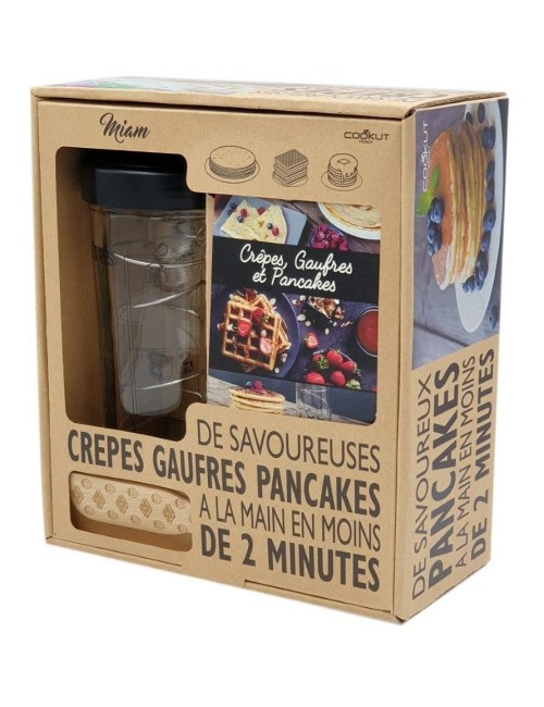 Coffret shaker à crêpes & pancakes MIAM