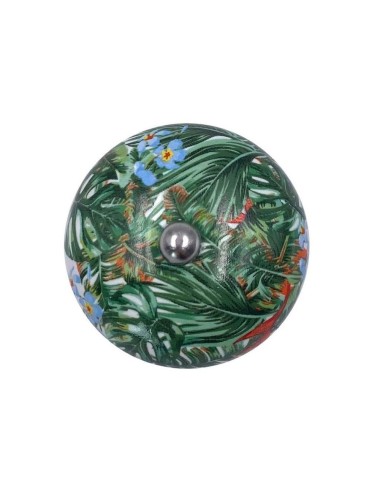 Poignée céramique jungle vert