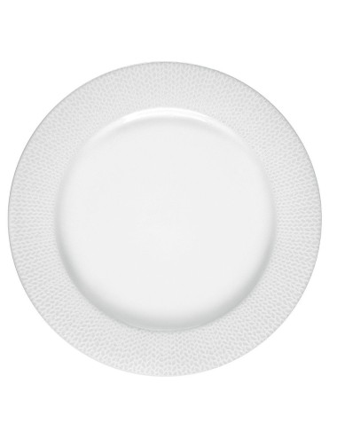 Assiette plate Grain de malice blanc 27 cm