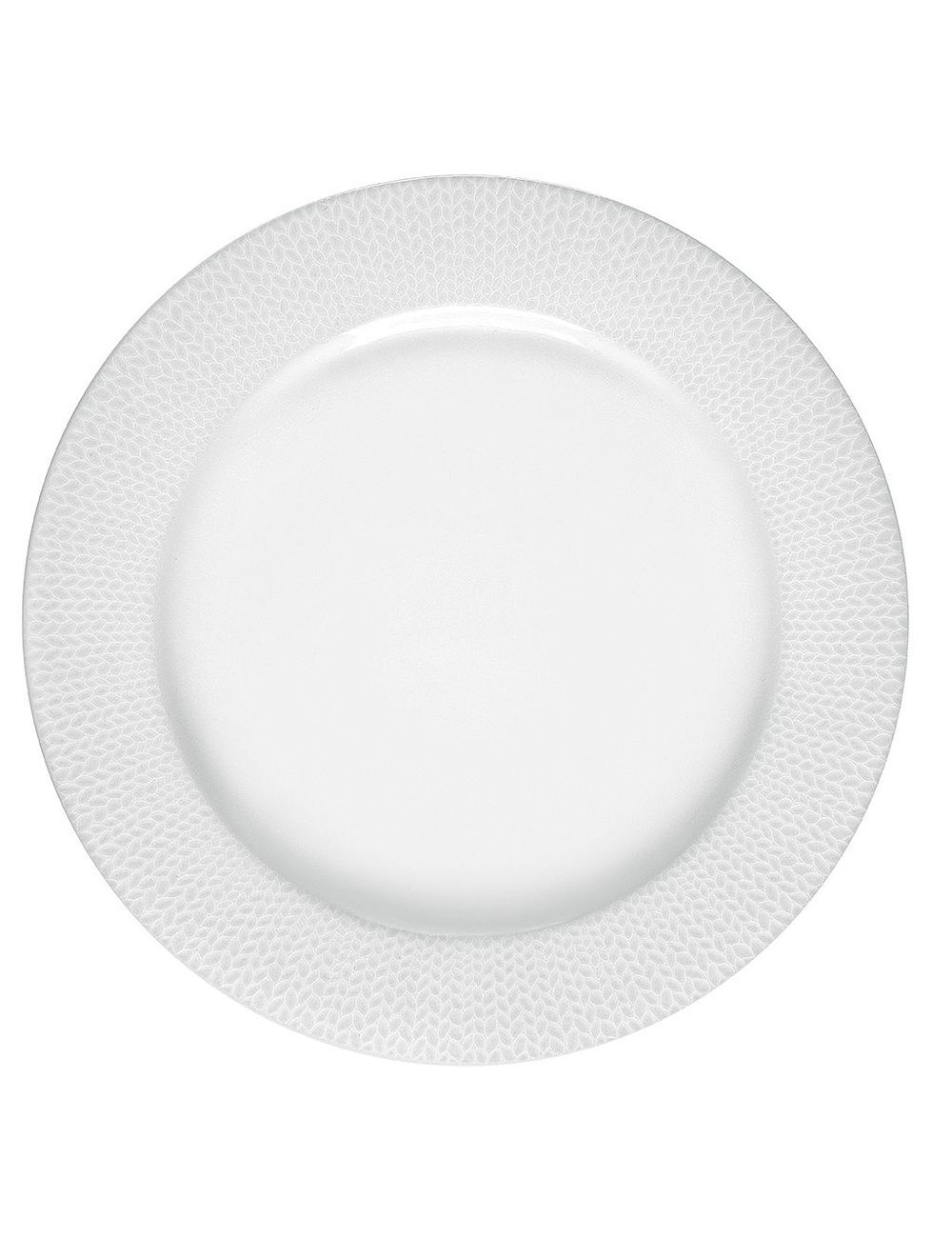 Assiette plate Grain de malice blanc 27 cm