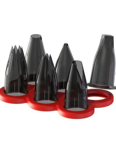 Coffret 6 douilles tritan + support