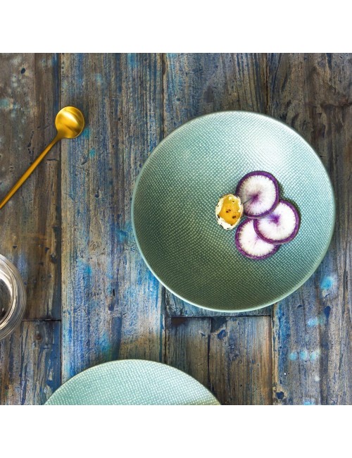 Assiette Creuse Vesuvio Bleu 19 Cm