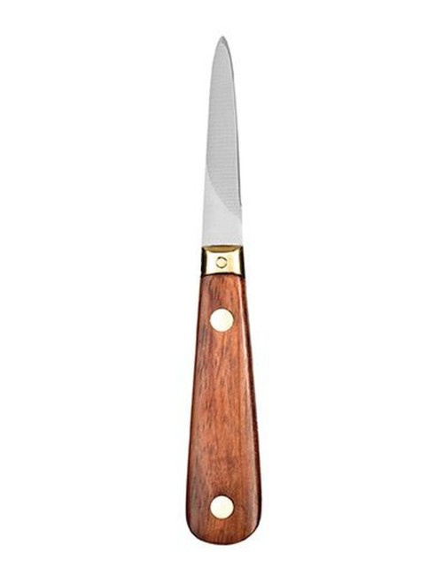 Couteau à huître manche palissandre 15,5 cm