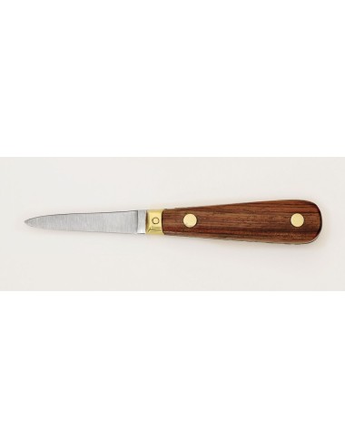 Couteau à huître manche palissandre 15,5 cm