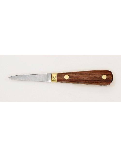Couteau à huître manche palissandre 15,5 cm