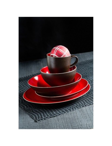Assiette Calotte Grès Etna 21 cm