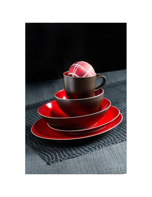 Assiette Calotte Grès Etna 21 cm