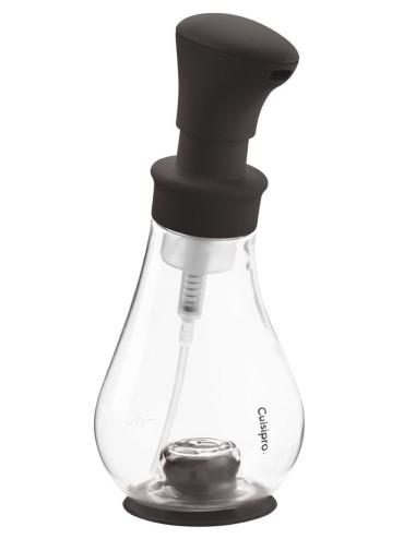 Distributeur à savon noir 390 ml / 22 x diam. 9 cm