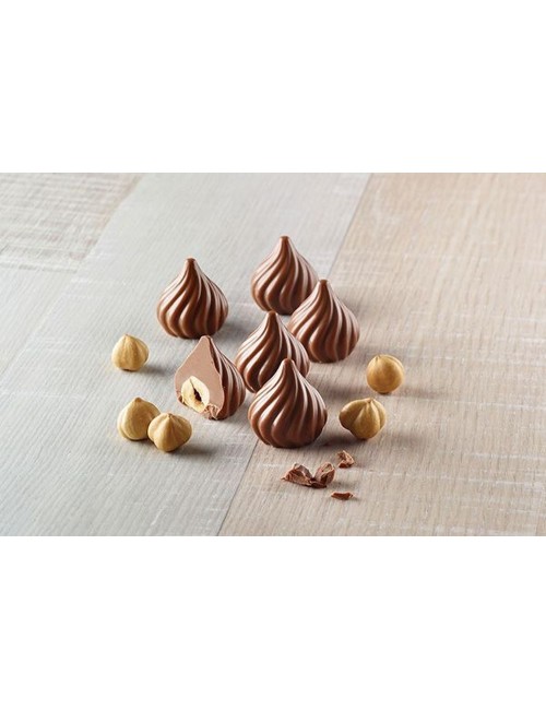 Moule silicone à chocolat flammes