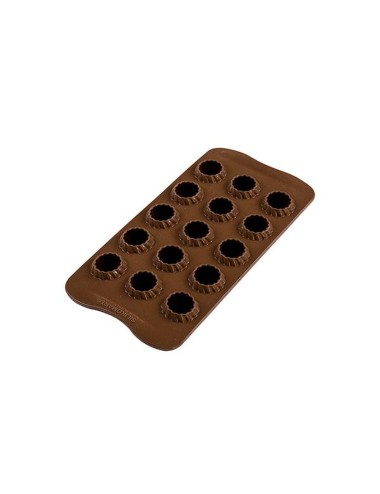Moule silicone à chocolat flammes