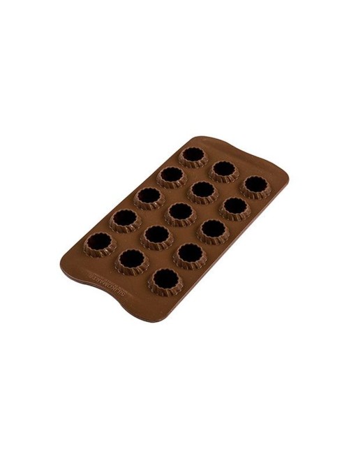 Moule silicone à chocolat flammes