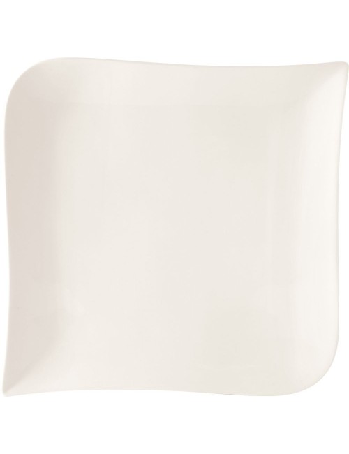 Assiette Plate Melody Crème 25,5Cm