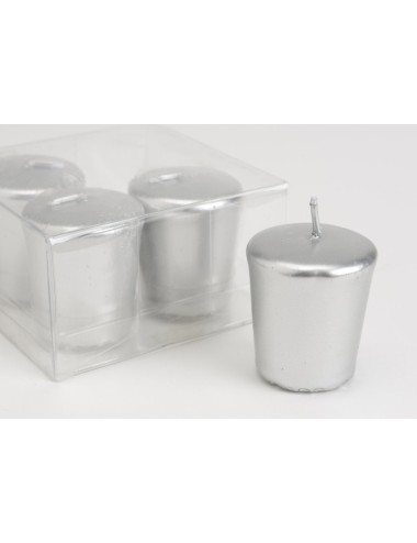 LOT DE 4 VOTIVES ARGT