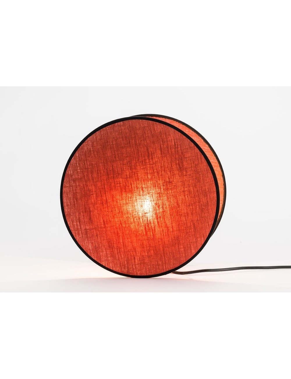 LAMPE ABJ LUNA D30LIN BRIQUE
