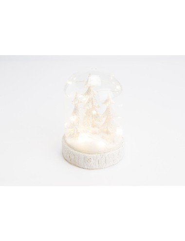 GLOBE RENNE ET SAPIN LUM