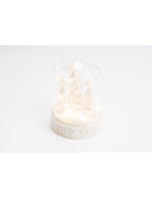 GLOBE RENNE ET SAPIN LUM