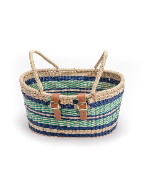 PANIER VELO BLEU 