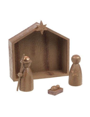 CRECHE 3 SANTONS+ BOITE