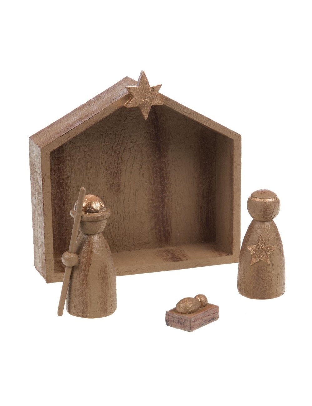 CRECHE 3 SANTONS+ BOITE
