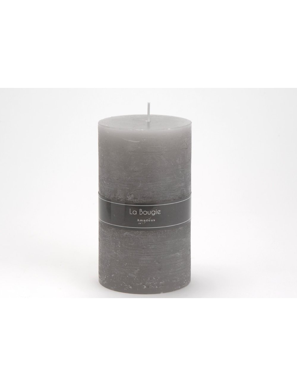 Bougie Maxi Cylindre Gris