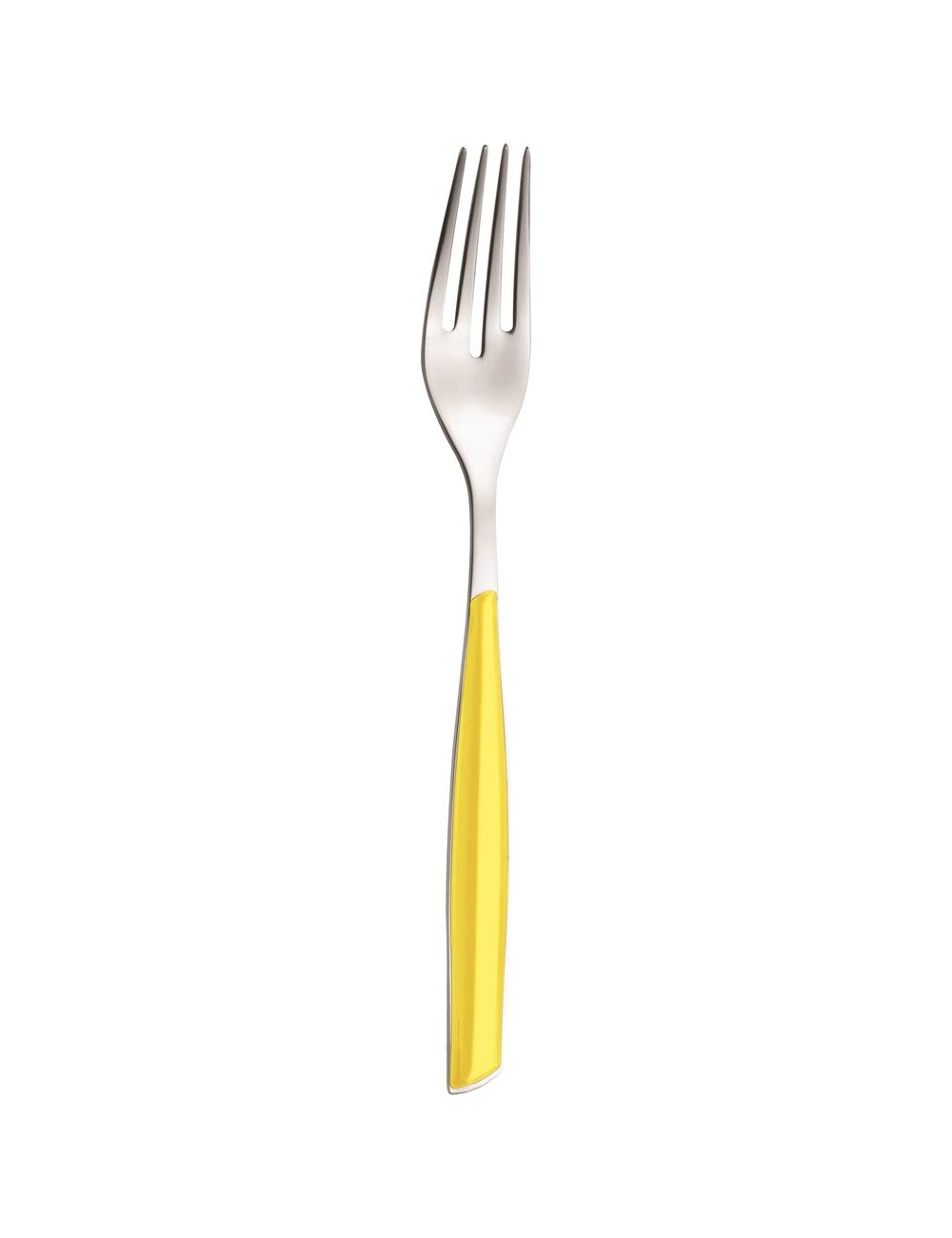 Fourchette De Table Glamour Jaune