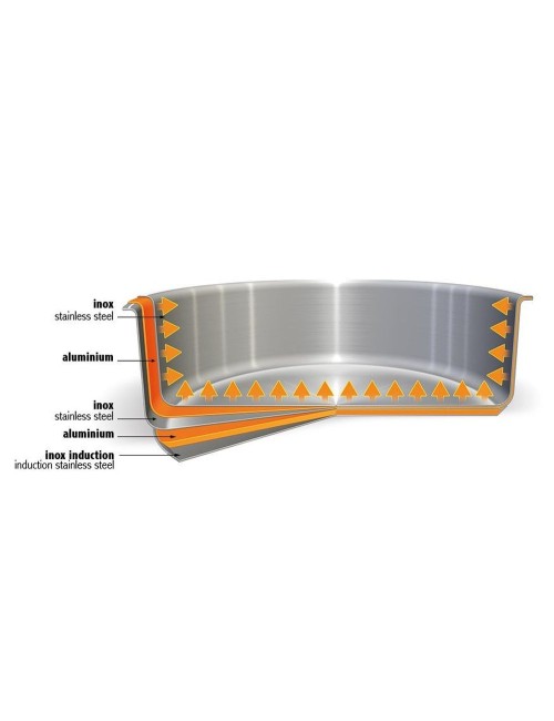 Faitout Inox Casteline Amovible 24Cm