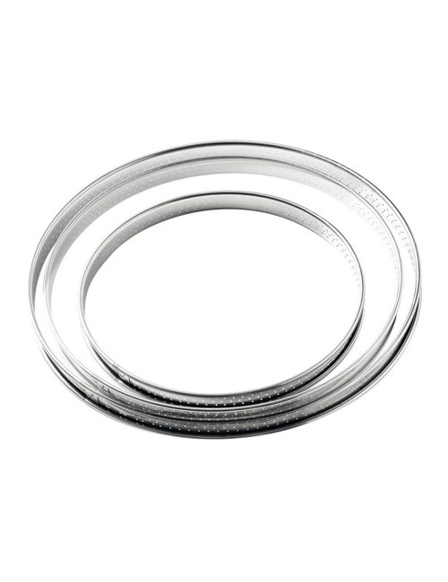 Cercle À Tarte Inox Perforé 26 Cm