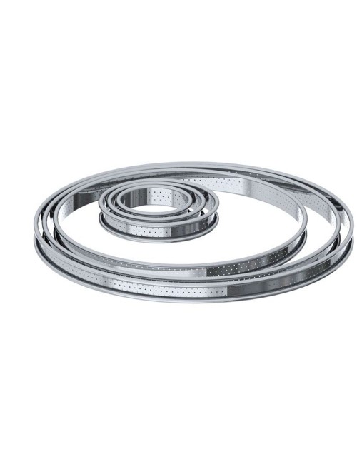 Cercle À Tarte Inox Perforé 26 Cm