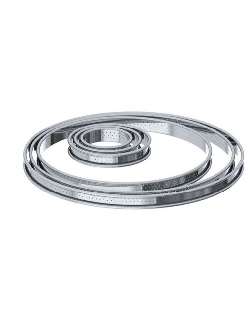 Cercle À Tarte Inox Perforé 26 Cm