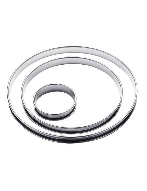 Cercle À Tarte Et Tartelette 18 Cm
