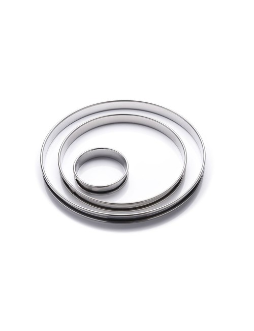 Cercle À Tarte Et Tartelette 22 Cm