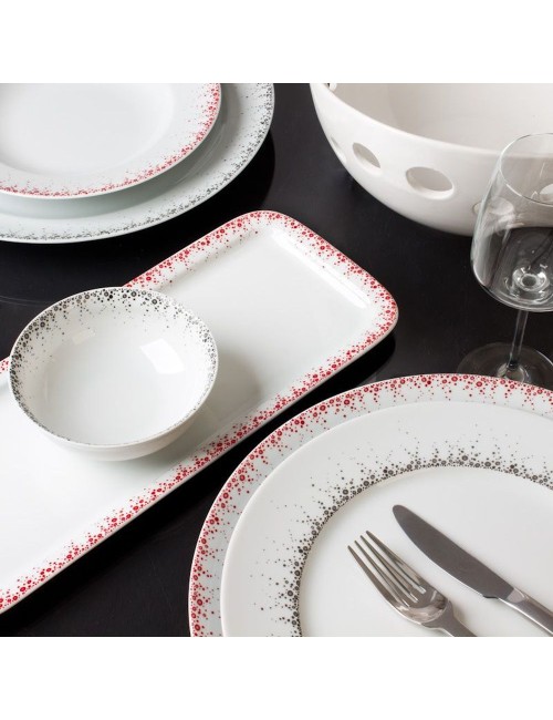 Assiette De Présentation Borealis Gris 32Cm