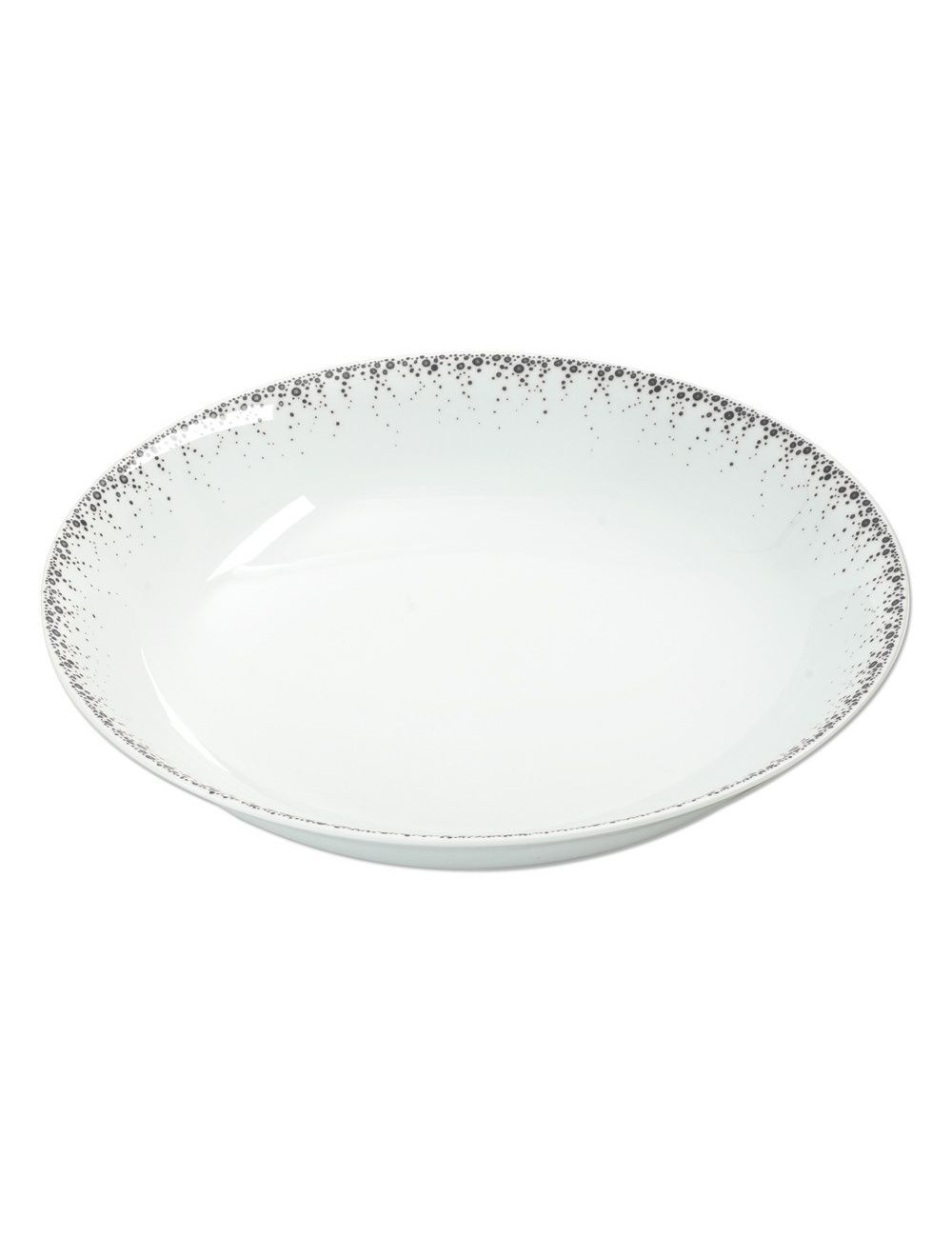 Plat Rond Creux Borealis Gris 29Cm