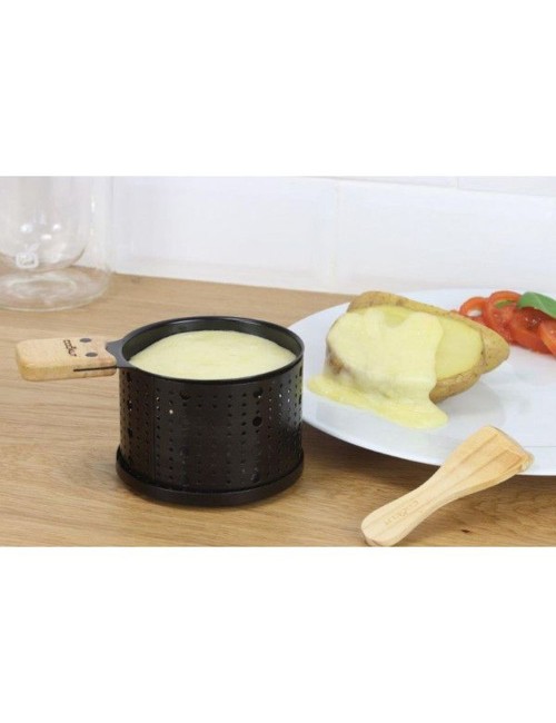 Raclette À La Bougie Lumi 2 Sets Individuels Noir