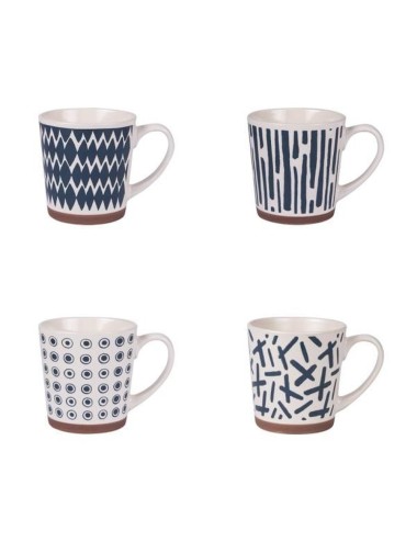 Coffret De 4 Mugs Fidji 34 Cl