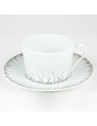 Tasse À Thé Avec Soucoupe Borealis Gris 22Cl