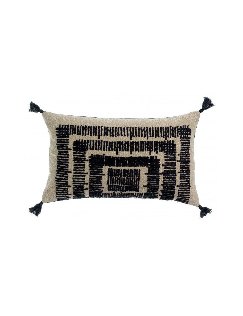 Coussin Brodé Letty Ombre 30 X 50 Cm