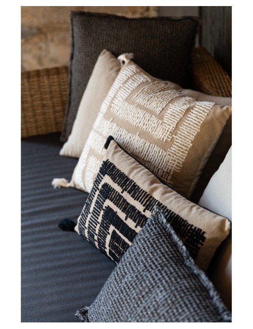 Coussin Brodé Letty Ombre 30 X 50 Cm
