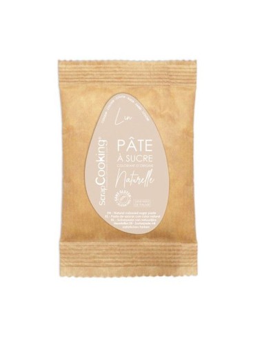 Pâte À Sucre D'Origine Naturelle Lin 200G