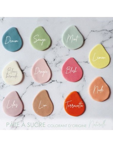 Pâte À Sucre D'Origine Naturelle Lin 200G
