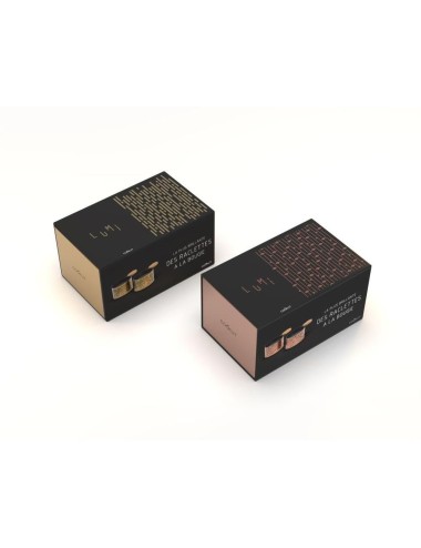 Coffret Raclette À La Bougie Lumi 2 Sets Individuels - Édition Cuivre