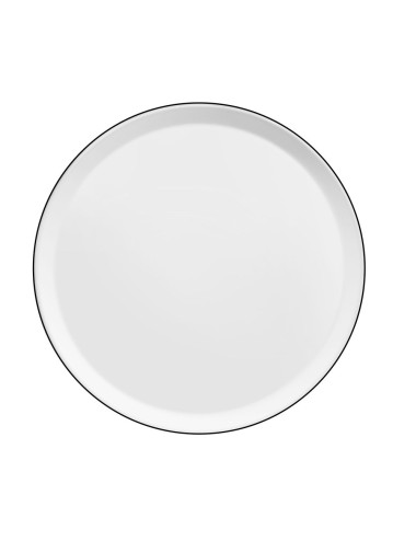 Assiette Plate Yaka Filet Noir 27 cm