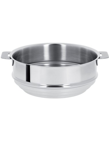 Cuit-Vapeur Universel Inox Mutine Amovible 24Cm