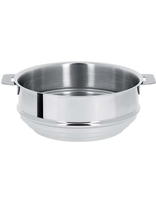 Cuit-Vapeur Universel Inox Mutine Amovible 24Cm