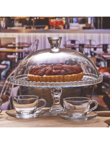 Plat À Gâteau + Cloche H 28 Cm