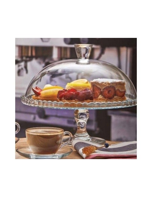 Plat À Gâteau + Cloche H 28 Cm