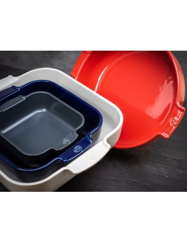 Plat À Four Rectangulaire Bleu 32 Cm
