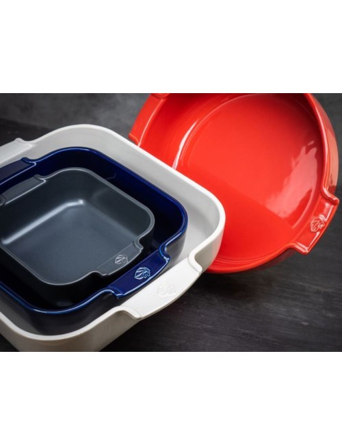 Plat À Four Rectangulaire Bleu 32 Cm