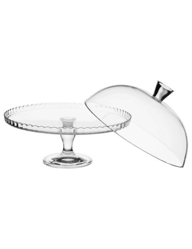 Plat À Gâteau + Cloche H 28 Cm